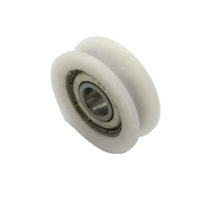 Rodamiento de <span class=keywords><strong>Polea</strong></span> de Guía en U de Plástico de Nailon de 8x30x10 mm <span class=keywords><strong>con</strong></span> Rodamiento 608 para Puerta Corredera - Product Image 1