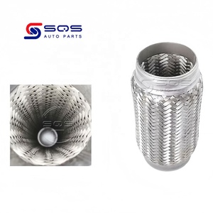 Tuyau flexible d'<span class=keywords><strong>échappement</strong></span> de haute qualité SQS OEM/ODM 42/<span class=keywords><strong>45</strong></span>/48*200 <span class=keywords><strong>mm</strong></span>, connecteur de tuyau flexible pour système d'<span class=keywords><strong>échappement</strong></span> de voiture, tuyau flexible d'<span class=keywords><strong>échappement</strong></span> - Product Image 5