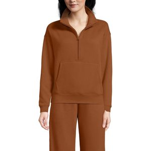 Sweat-shirt à demi-zip pour femme FOXA, 360 grammes, tricoté, respirant, coupe décontractée, manches longues - Product Image 1