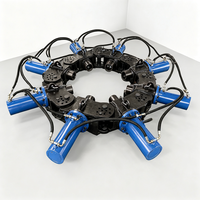 Cisaille hydraulique à prix d'usine pour pieux, machine de démolition de pieux montée sur excavatrice pour la construction de fondations de ponts et autoroutes