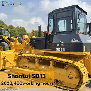 Topadora de Orugas <span class=keywords><strong>Shantui</strong></span> <span class=keywords><strong>SD13</strong></span> Usada Original de Marca China, 130HP, Alta Eficiencia, Modelo 2023, Motor de 118kW con Bomba, en Venta - Product Image 1