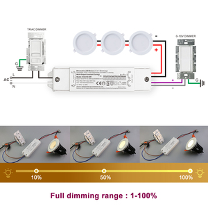Liên Tục Hiện Tại <span class=keywords><strong>Led</strong></span> <span class=keywords><strong>Drive</strong></span> 12 Wát-60 Wát 300ma UL Ce Rohs 3V Đến 65V 5V Cung Cấp Điện Cho Chiếu Sáng <span class=keywords><strong>Led</strong></span> - Product Image 5
