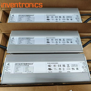 อินเวนโทรนิคส์ EUM-320S250BG ไดร์เวอร์ LED 320W 90‑305VAC SELV แยกส่วน 0‑10V PWM ตัวตั้งเวลาหรี่แสงได้ แหล่งจ่ายไฟ LED สำหรับภายนอกอาคาร - Product Image 1