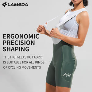 LAMEDA Salopette e Calzamaglie da Ciclismo Personalizzate da Donna, Imbottite per Team Professionistici, Pantaloncini da Bici da Corsa, Attrezzatura ODM Private Label - Product Image 3