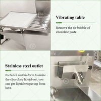 Machine à chocolat manuelle compacte 8 kg pour mouler, faire tremper, tempérer, enrober et faire fondre les barres de chocolat