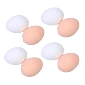 Pollo artificial simulado huevos falsos color carne para <span class=keywords><strong>huevo</strong></span> de Pascua pintura DIY decoración del hogar - Product Image 1