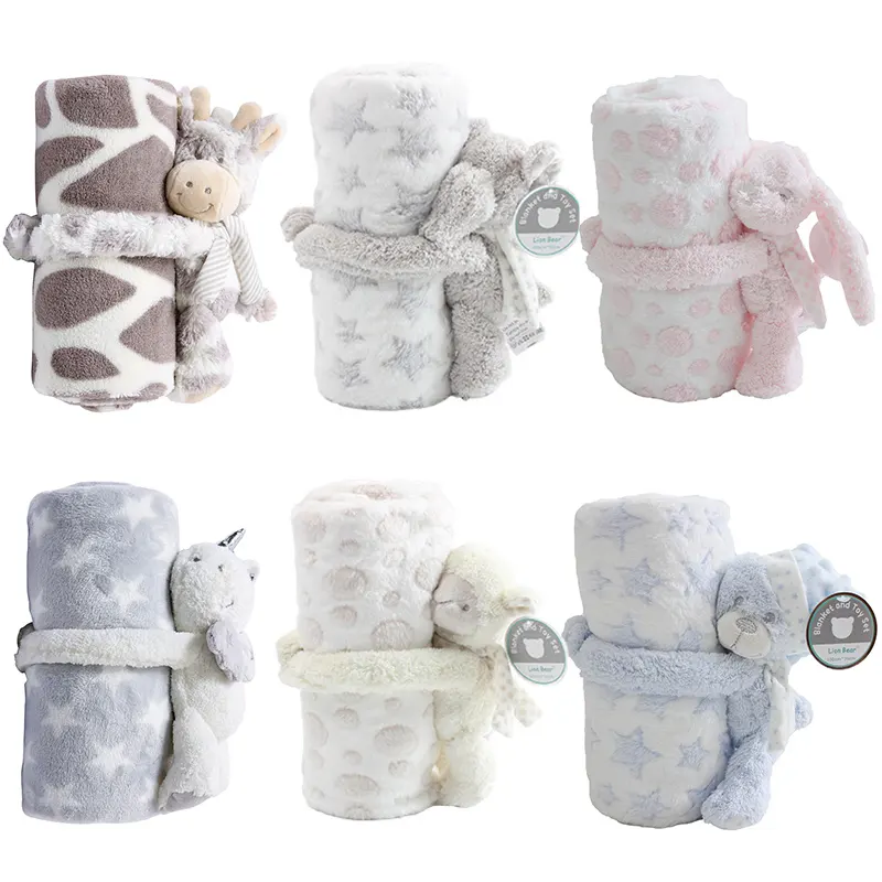 Baby Swaddle Blanket For Four Seasons Stuffed Animal Blanket Newborn Comfort Quilt Sleeping Doll