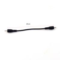 Adaptateur de câble audio RCA mâle-femelle XLR pour haut-parleur et microphone, matériau PVC, 19 cm