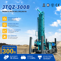 Prix usine – Nouvelle plateforme de forage de puits d'eau portable à moteur diesel JTQZ-300B, type chenillé, marque Jutop, avec pompe et moteur agricole