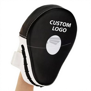 Almohadillas de manoplas de enfoque de boxeo curvo Body Building Fitness Safety Wear en venta al por mayor Open Hand Focus Pad para hombres - Product Image 1