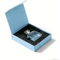 Boîte d'emballage de parfum personnalisée avec revêtement mat doux au toucher et impression UV, emballage cadeau de luxe haut de gamme