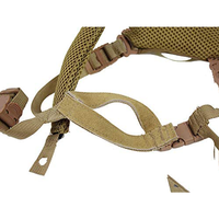 Casque tactique de combat REVIXUN WENDY en nylon noir, sangle de mentonnière, système de suspension X-Nape, ajustement confortable, taille personnalisable