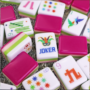 Jeu de Mahjong et de Poker Automatique Personnalisable en Acrylique, 144-166 Tuiles, Luxe Moderne, Écologique, Portable, 2 Couches, pour 4 Joueurs - Product Image 2