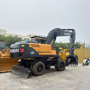 Excavatrice sur pneus Hyundai 210HD d'occasion, 21 tonnes, d'origine coréenne, hydraulique, faible nombre d'heures de travail, à vendre - Product Image 3