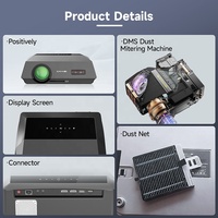 Proyector de TV Inteligente Caiwei A10Q 1080P 1800 ANSI 4K con Luz Diurna, LCD, NFC, 2G de RAM, Proyector para el Hogar