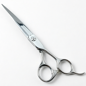 Tijeras de Peluquería de Acero Inoxidable, Afiladas, Rectas, para Diestros, con Reposa Dedos, para Salón de Belleza y Barbería - Product Image 1