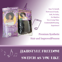 Cabello Afro Natural Rizado en Paquetes de 12 Pulgadas y 100g, Especificaciones Estándar, Fibra PET de Alta Calidad, Control de Calidad Garantizado, Extensiones de Cabello Sintético para Trenzas