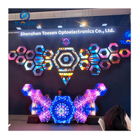 TOOSEN Livraison Rapide Mur Vidéo LED Créatif Irrégulier à Service Frontal Écran LED Flexible Rond Personnalisé HD à Prix Compétitif