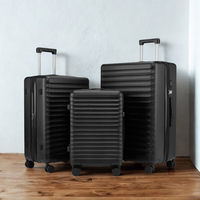 Ensemble de 3 valises rigides en PC de haute qualité, 20, 24 et 28 pouces, avec roulettes pivotantes, extensibles, porte-téléphone, approuvées par la TSA pour les compagnies aériennes