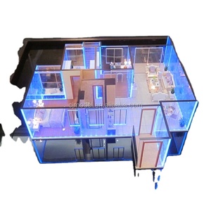 Diseño de modelo de interior de Casa moderna, modelo de arquitectura en miniatura - Product Image 1