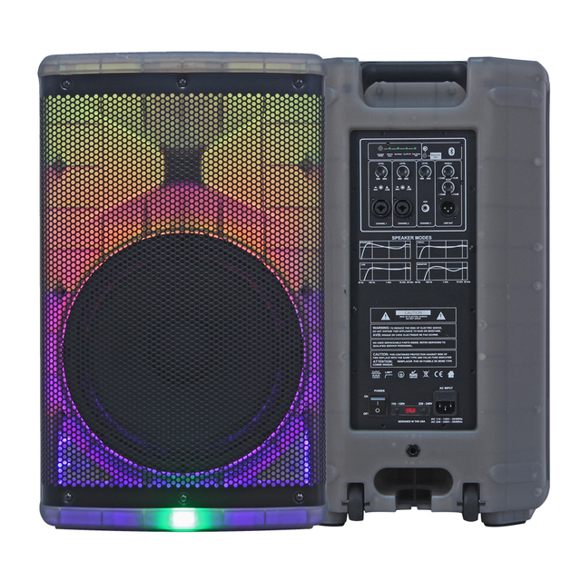 1500W 15 Inch Portable Full Transparent Speaker Box , Professional DJ Audio Sound System, Karaoke/PA Speaker System BoChina