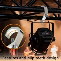 Penjepit Truss Gantung untuk Lampu Panggung 30-50mm, Penjepit Lampu Panggung Aluminium Heavy Duty untuk Perlengkapan Lampu Moving Head