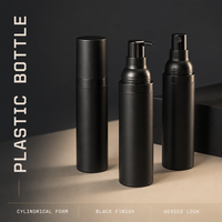 Flacon cosmétique en plastique pour soin du visage et du corps, avec pompe à lotion et tête de pulvérisation, réutilisable