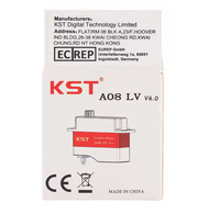 Servo Digital KST A08 LV V6.0 de Metal con Doble Rodamiento de Bolas, Micro Servo sin Núcleo, 1S, 2.0Kgf.cm, 0.15seg para Planeadores DLG F3K