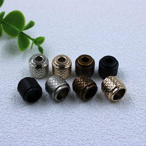 Bạc Vàng Quần Áo Túi Dây Kim Loại Dây End Áo Khoác Trang Trí Kim Loại Chuỗi Stopper Phụ Kiện Cho Hàng May Mặc - Product Image 1