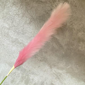 Hierba de Pampas de imitación Artificial Rosa Blanco Beige de alta calidad para decoración de galería de arte de tienda para Navidad Año Nuevo chino - Product Image 6