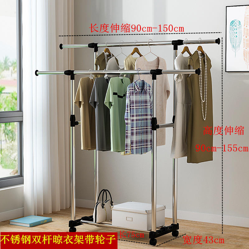 สายพานยืดหดได้แบบสองแถบสีดำพร้อมล้อ