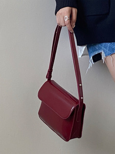 Luxe imperméable Vintage en cuir verni petit <span class=keywords><strong>sac</strong></span> carré 2023 mode femmes multicolore en cuir Pu <span class=keywords><strong>noir</strong></span> <span class=keywords><strong>sac</strong></span> à main - Product Image 5