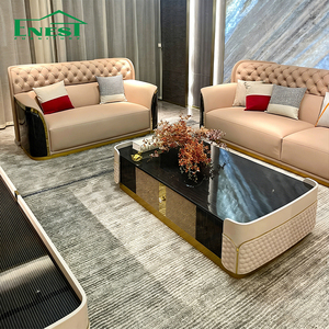 Sofá de Cuero de Alta Gama, Estilo Italiano, Respaldo Alto, Modular, de 1+2+3 Plazas, para Hogar, Hotel, Oficina, Villa, Proyectos - Product Image 4