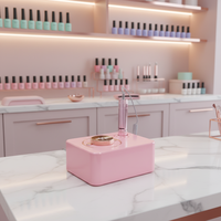Perceuse à ongles électrique professionnelle 35000 tr/min : affichage de la vitesse, 2 ports USB, type de prise de batterie, maison et salon