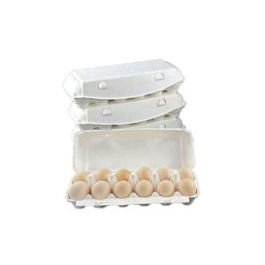 Plateau à œufs blanc 12 alvéoles, personnalisé OEM, réutilisable, recyclable, écologique, biodégradable, imprimé quadricolore, estampé à chaud, vente en gros - Product Image 4