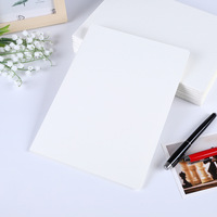 Carnet cadeau en papier kraft Ikeyword B5 avec reliure cousue pour étudiants, design minimaliste, pages vierges, lignées horizontales et quadrillées