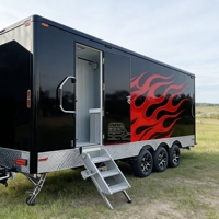 Toilettes Mobiles VIP Portables pour Camping, Caravane, Douche, Salle de Bain Extérieure, Conteneur Sanitaire, Remorque WC