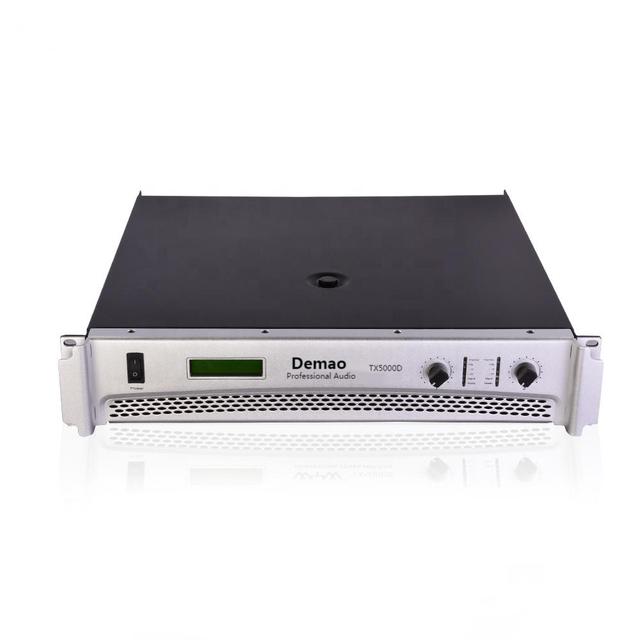 Demao TX5000D 800-watt ClassH Two Channels Bridge Mode Audio Power Amplifier with LED Display