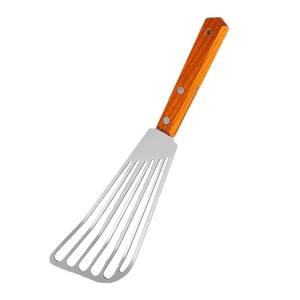 Espátula Ranurada <span class=keywords><strong>para</strong></span> Freír Pescado de Acero Inoxidable con Mango de Madera, Sostenible y Segura <span class=keywords><strong>para</strong></span> Alimentos, ¡Gran Oferta! - Product Image 5