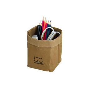 Bolsa de Basura para Auto Yuanben de Papel Kraft, Contenedor Rectangular Colgante de 1-3L para Uso Interior en Vehículos - Product Image 3