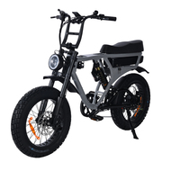 Bicicleta Eléctrica Todoterreno de 1000W con Doble Motor, 52V, 20 Pulgadas, Neumáticos Anchos, Suspensión Completa, Frenos Hidráulicos de 4 Pistones, para Adultos