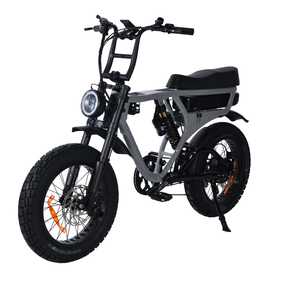 Vélo électrique tout-terrain <span class=keywords><strong>1000W</strong></span> à double <span class=keywords><strong>moteur</strong></span> 52V 20 pouces avec pneus larges, suspension intégrale et frein hydraulique à 4 pistons pour adultes - Product Image 6