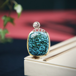 Bracelet en perles rondes bleu turquoise en porcelaine de haute qualité Wulan Flower, agent de <span class=keywords><strong>recrutement</strong></span> peut trouver des articles, transfert d'une pièce, dropshipping - Product Image 4