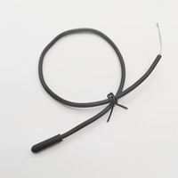 "IP68 TPE" Overmolded NTC Thermistor 10K 1% tahan air Probe Sensor suhu untuk peralatan pendinginan
