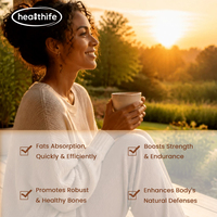 Gélules de Vitamine D3 K2 Haute Concentration 10000 UI 200mcg avec Huile de Coco, 120 Unités pour la Santé Osseuse, Fourniture en Gros OEM