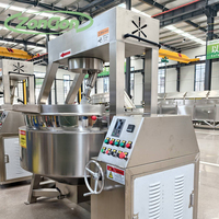 Wok de cuisson planétaire industriel automatique en pâte et caramel grande capacité à gaz électrique et à vapeur