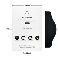 SUPERDEFENDOR Film PET Ultra-Fin Anti-Reflet Anti-Explosion pour Ordinateur Portable 11-16 Pouces - Protection de Confidentialité Étanche avec Colle Intégrale