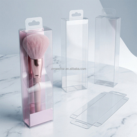 Boîtes d'emballage en plastique transparent PVC PET PP personnalisées pour cosmétiques, boîtes pliantes transparentes pour cadeaux, artisanat, boulangerie, cosmétiques avec crochet