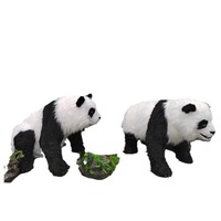 Panda gonflable géant électrique en PVC pour extérieur, modèle de simulation de zoo, personnalisable en usine, vente en gros, pour activités parent-enfant