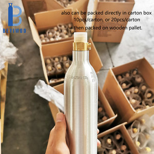 Bình khí CO2 nhôm 0.6L, nước soda 60L, bình khí CO2 nạp lại 450g, kết nối nhanh - Product Image 4